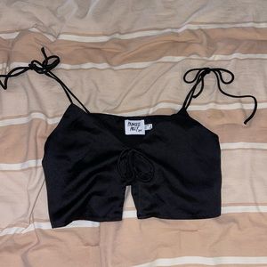 black princess polly crop top